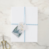 Étiquettes-cadeau Merry Everything Happy Always Winter Trees (Avec de laficelle)