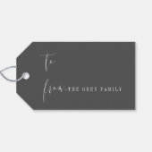 ÉTIQUETTES-CADEAU MERRY NOËL (Dos (Horizontal))