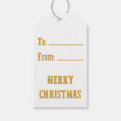 ÉTIQUETTES-CADEAU MERRY NOËL (Devant)