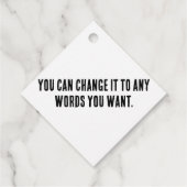 Étiquettes Cadeau Merveilleux Zodiac-Chèvre Chinois-#001- (Dos)