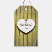 Étiquettes-cadeau Message d'amour de la Saint Valentin Coeur (Devant)