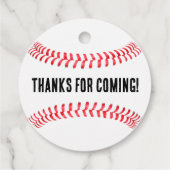 Étiquettes Cadeau Message de Merci personnalisé de la fête d'anniver (Dos)