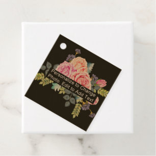 Étiquettes Cadeau Message de nom de l'illustration personnalisée