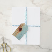 Étiquettes-cadeau Métal rouillé (Avec de laficelle)