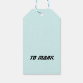 Étiquettes-cadeau Métal vivant no 2 (Dos)