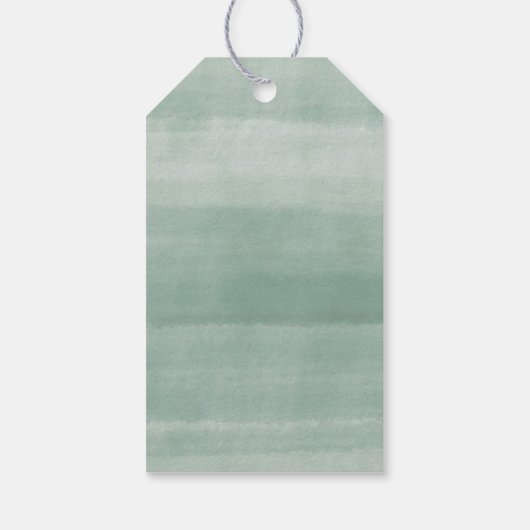 Étiquettes-cadeau Mi-été Mariage Floral Merci (Dos)