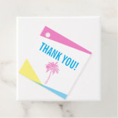 Étiquettes Cadeau Miami Nights Merci (En situation)