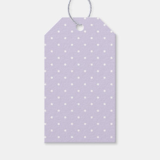 Étiquettes-cadeau Micro pois de printemps | Lavande poussiéreuse