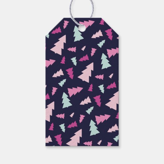 Étiquettes-cadeau Midnight Festive Forest Gift Tag (Devant)