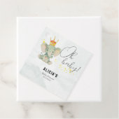 Étiquettes Cadeau Mignon Oh Bébé Éléphant Neutre  (En situation)