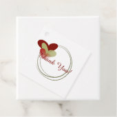 Étiquettes Cadeau Mignonne couronne de coeur (En situation)