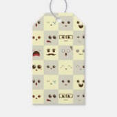 Étiquettes-cadeau Mignonne face (Devant)