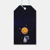 Étiquettes-cadeau Mignonne J'avais un thème d'espace d'explosion à t (Dos)
