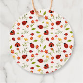 Étiquettes Cadeau Mignonne Notre Petite Fille Ladybug Anniversaire (Dos)