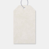 Étiquettes-cadeau Mignonne ours en peluche avec Noël présente Merci (Dos)