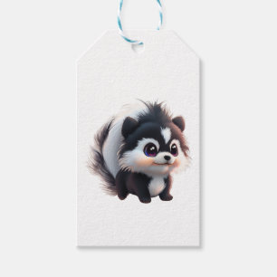 Étiquettes-cadeau Mignonne skunk woods animaux forêt amis amis
