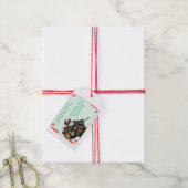 Étiquettes-cadeau Militaire amusant/Père Noël de Noël (With Twine)