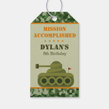 Militaire char Armée Garçon Anniversaire Favoriser