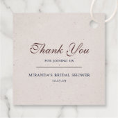 Étiquettes Cadeau Mimosas et mariage (Dos)