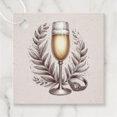 Étiquettes Cadeau Mimosas et mariage (Devant)