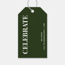 Minimal CELEBRER | Vert forêt de fêtes