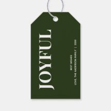 Minimal JOYEUX | Vert forêt de vacances