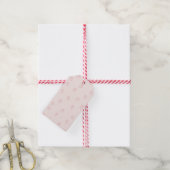 Étiquettes-cadeau Minimalisme de la Fraise (Avec de la ficelle)