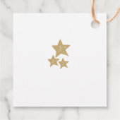 Étiquettes Cadeau minimaliste rustique simple Merci Fiançailles (Dos)