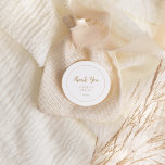 Étiquettes Cadeau Minimaliste simple|Merci Mariage de trames d'or<br><div class="desc">Ces simples minimalistes|cadre or mariage merci tags sont parfaits pour un mariage élégant. Le design classique est composé d'un cadre de bordure de base et d'une typographie dorée et blanche,  avec un look minimaliste et moderne. QSD117</div>