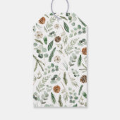 Étiquettes-cadeau Minimum moderne 1 photo Noël élégant script Ho (Dos)