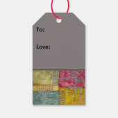 Étiquettes-cadeau Minorahs de Chanukah Funtime (Dos)