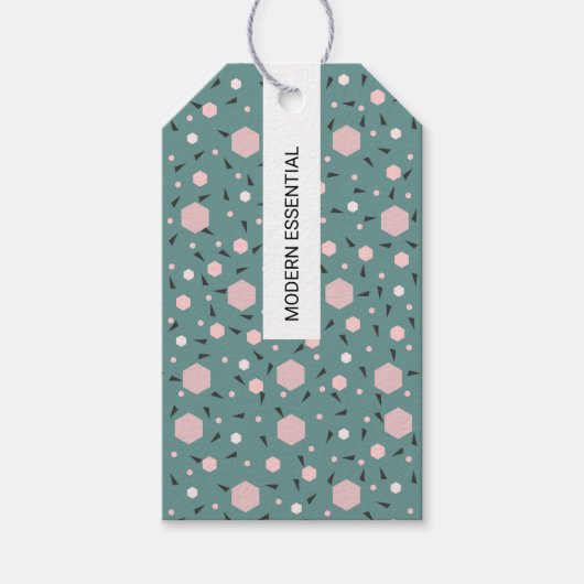 Étiquettes-cadeau Mint Geo Edition (Devant)