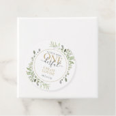 Étiquettes Cadeau Miss M. ONEderful Premier anniversaire (En situation)