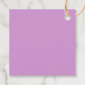 Étiquettes Cadeau Mistletoe ligne art violet gris mariage merci (Dos)