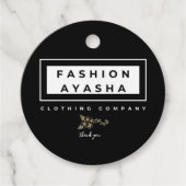 Étiquettes Cadeau Mode Ayasha Merci (Devant)