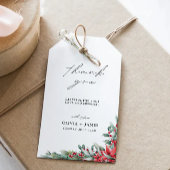 Étiquettes-cadeau Modèle de balise de mariage de Noël,