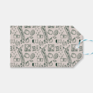 Étiquettes-cadeau Modèle de Doodle de la Fête des Pères moderne Papa