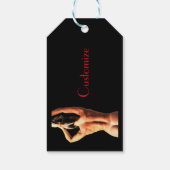 Étiquettes-cadeau Modèle de fitness Tanlines Thunder_Cove (Dos)