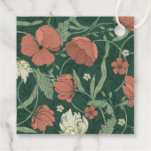 Étiquettes Cadeau Modèle de jardin anglais vintage (Dos)