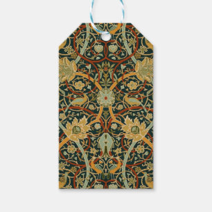 Étiquettes-cadeau Modèle de tapisserie forestière de William Morris