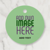 ÉTIQUETTES CADEAU MODELE DE TEXTE D'IMAGE VERT MENTHE ÉDITABLE MODER (Dos)