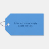 Étiquettes-cadeau Modèle de texte modifiable pour le nom monographiq (Dos (Horizontal))