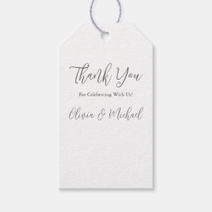 Étiquettes-cadeau Modèle mariage