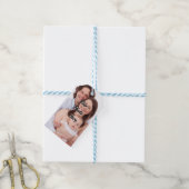 Étiquettes-cadeau Modèle photo personnalisé (Avec de laficelle)