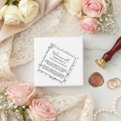 Étiquettes Cadeau Modern Botanical Wedding Welcome Minimal