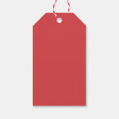 Étiquettes-cadeau Modern Script Coquette Bow Bachelorette Thank You (Dos)