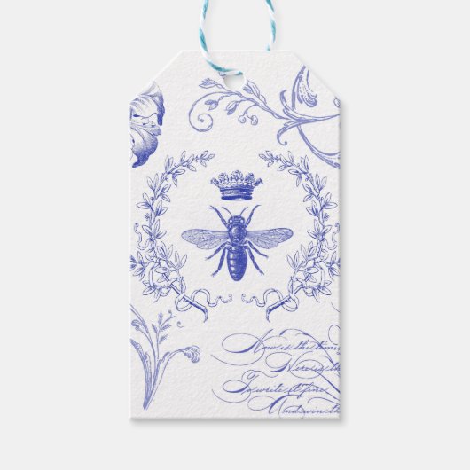 Étiquettes-cadeau modern vintenfrenqueen bee (Devant)