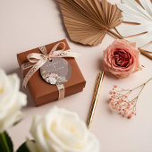 Étiquettes Cadeau Moderne Chic Bohème Aquarelle Mariage Floral