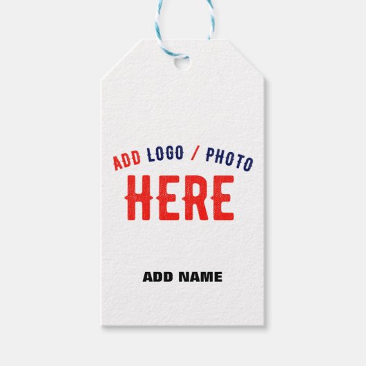 ÉTIQUETTES-CADEAU MODERNE ET MODERNE PERSONNALISABLE BROWN VÉRIFIÉ (Devant)