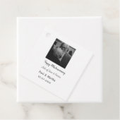 Étiquettes Cadeau Moderne heureux 40e anniversaire ajouter nom date  (En situation)